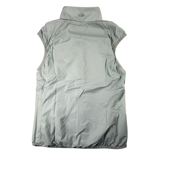 Icebreaker GT Merino Vest Women Large Light Blue Cool-Lite Full Zip Athletic - Picture 2 of 6